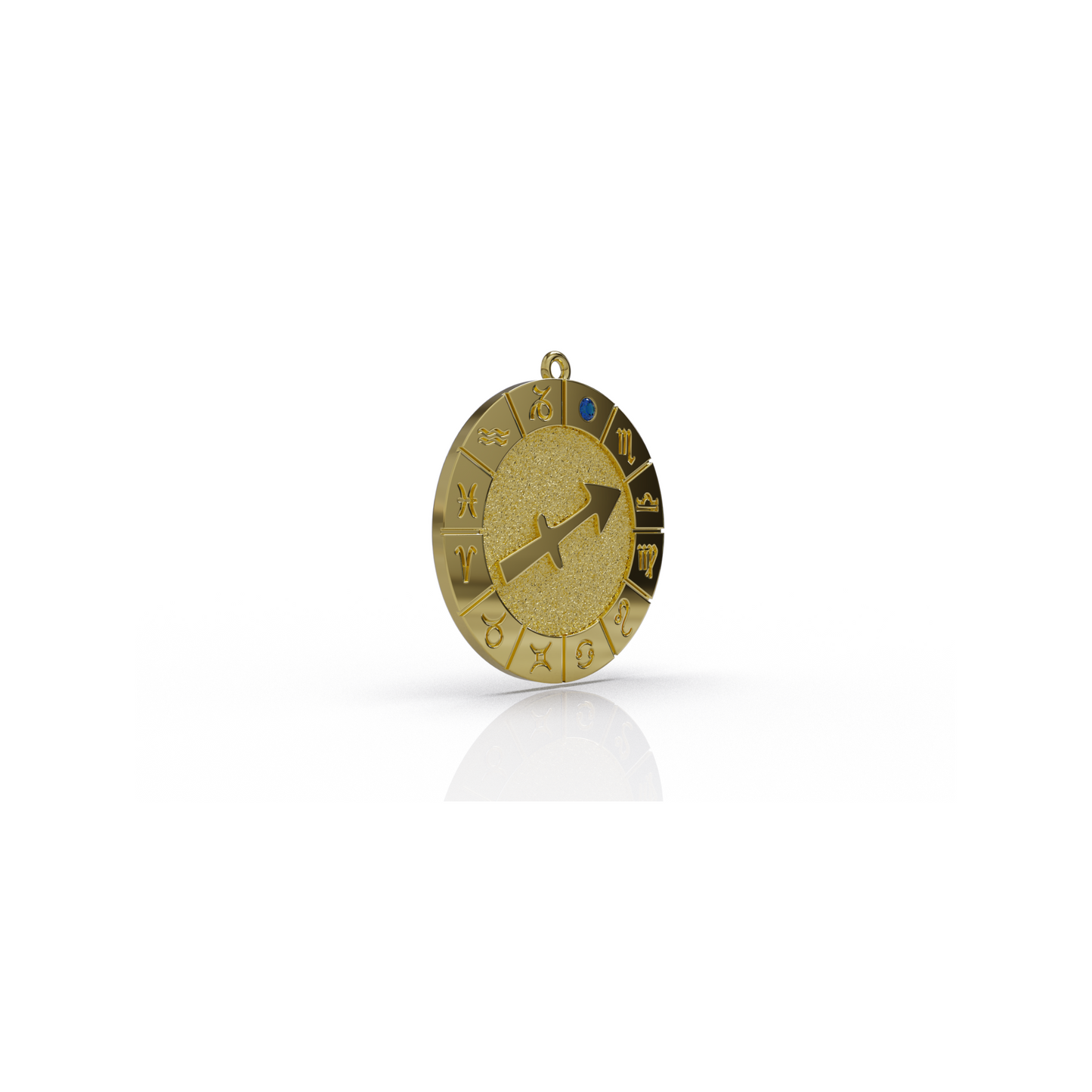 Gold Zodiac Pendant