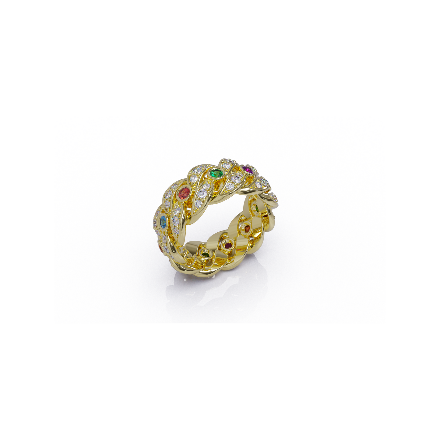 Moissanite Ring | yellow Ring