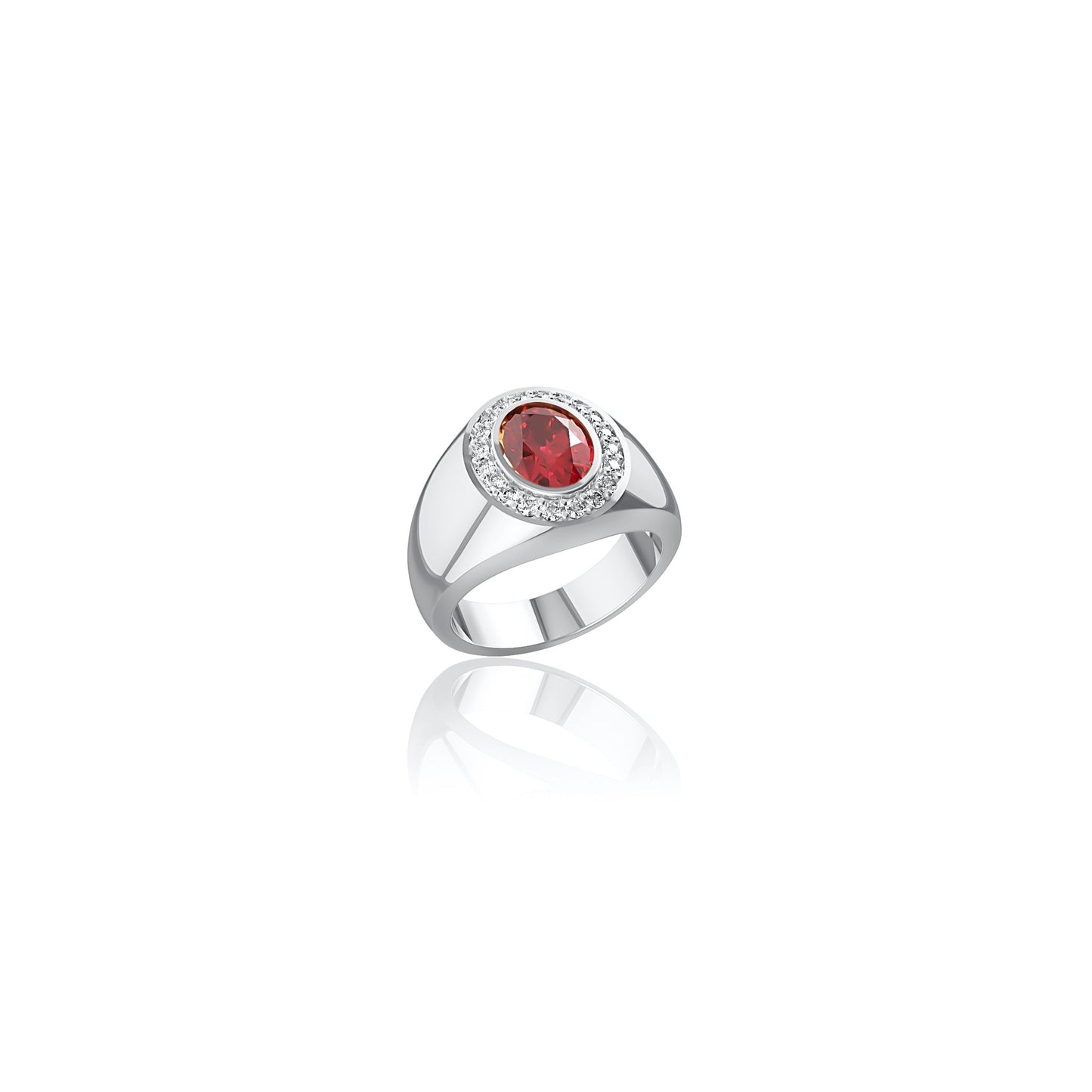 Gents Signet Rings Gold | Oval Cut Signet Ring In Gold With Diamonds