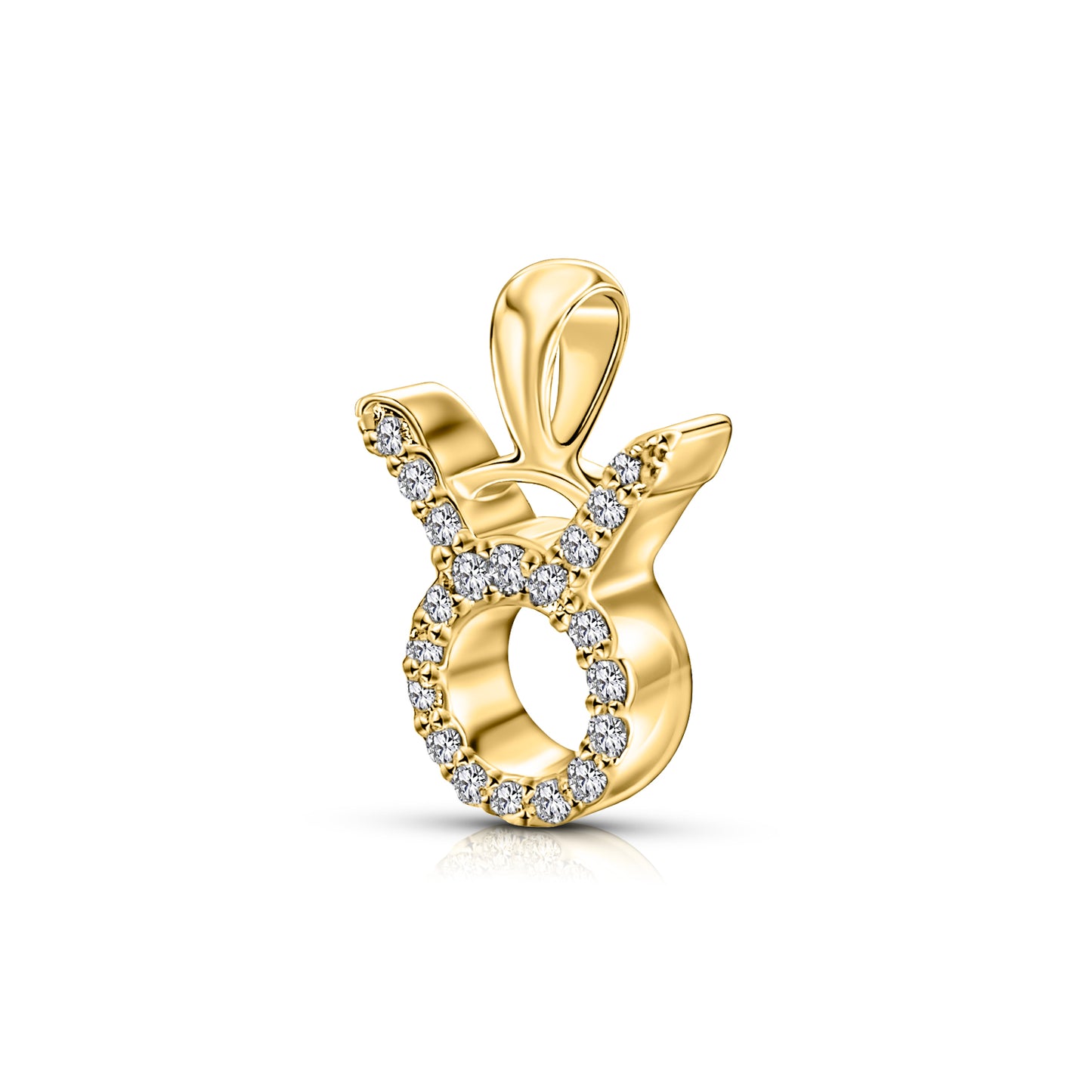 Custom Diamond Pendants | Naki Tech Diamond Zodiac Pendants In Gold