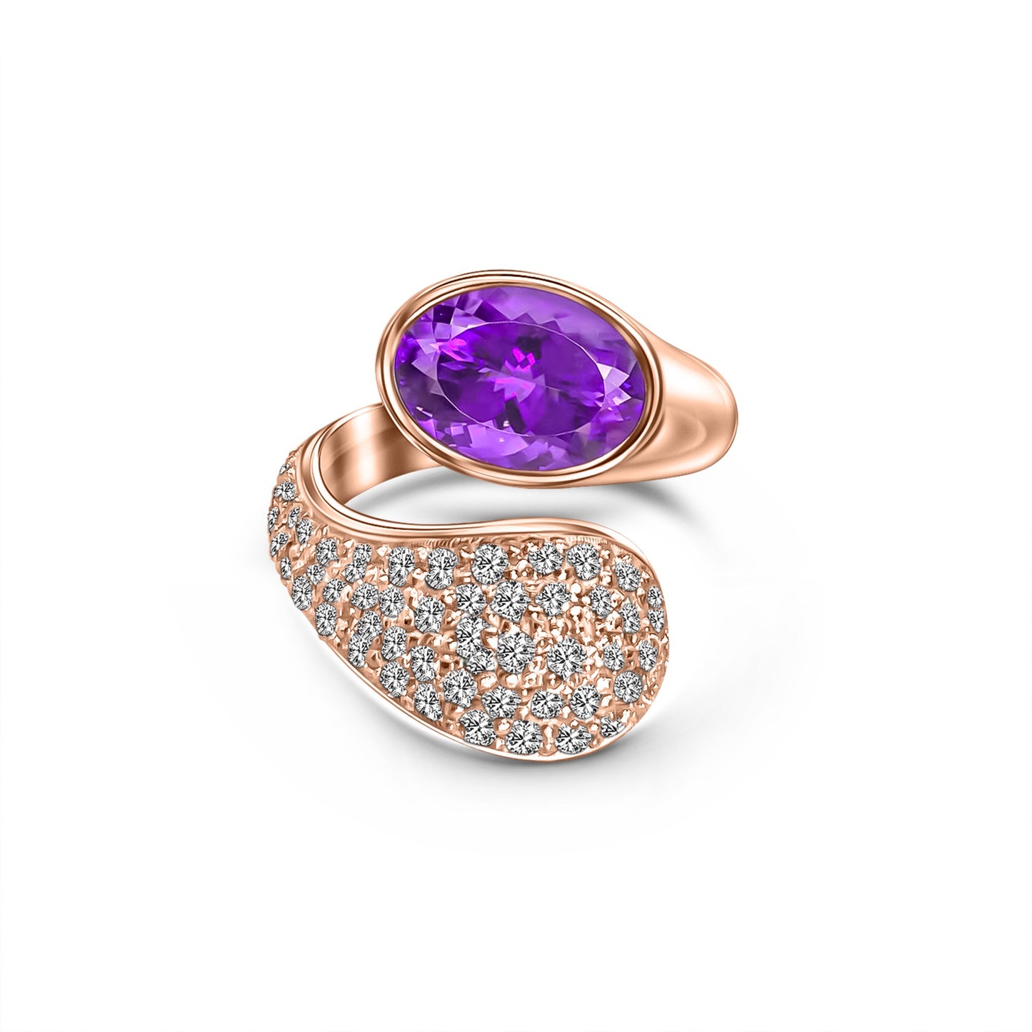 Gold Gemstone Rings | Rose Gold Ring
