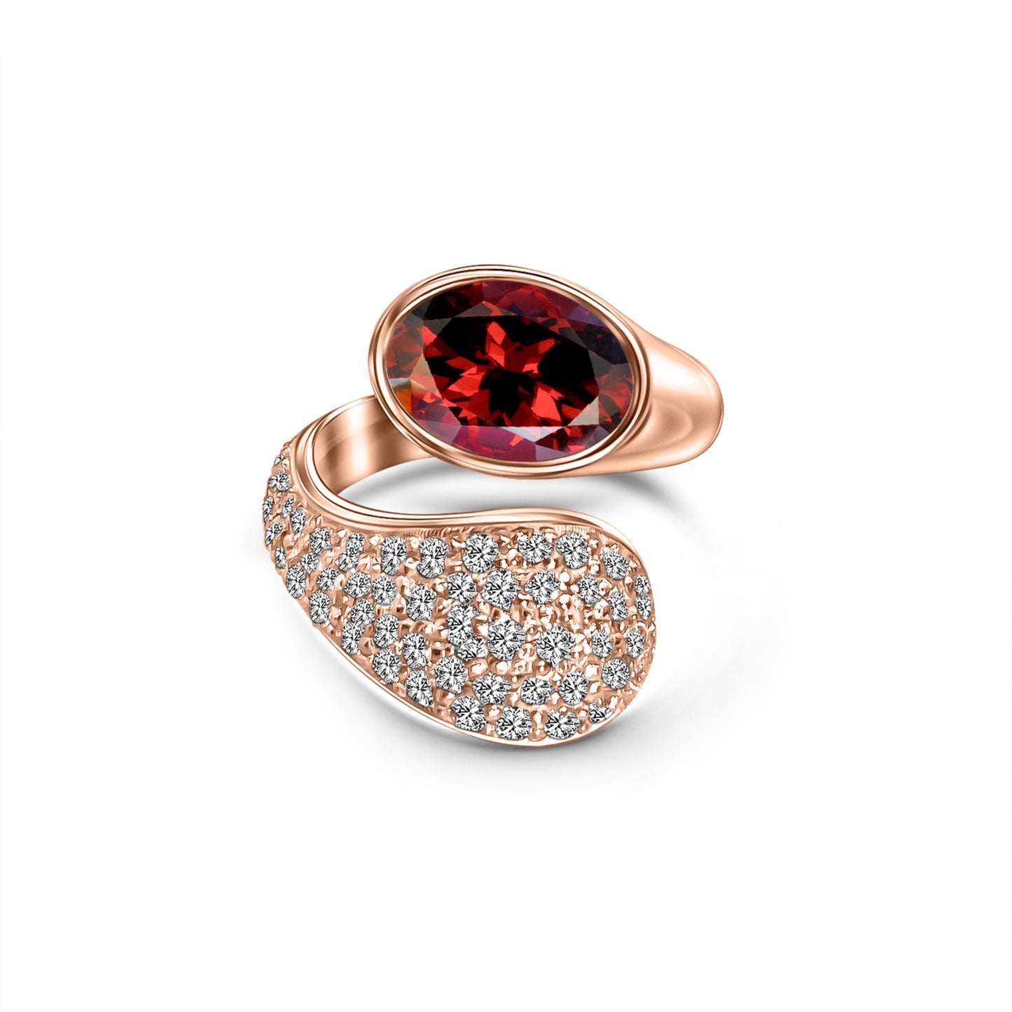 Gold Gemstone Rings | Rose Gold