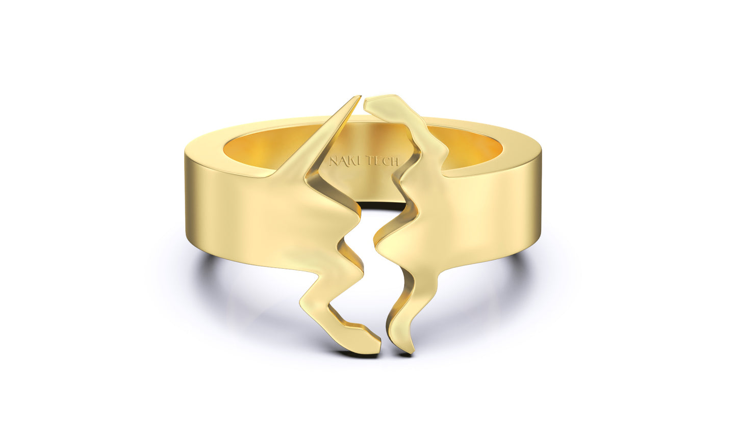 Gold Rings For Men | Aquarius Ring