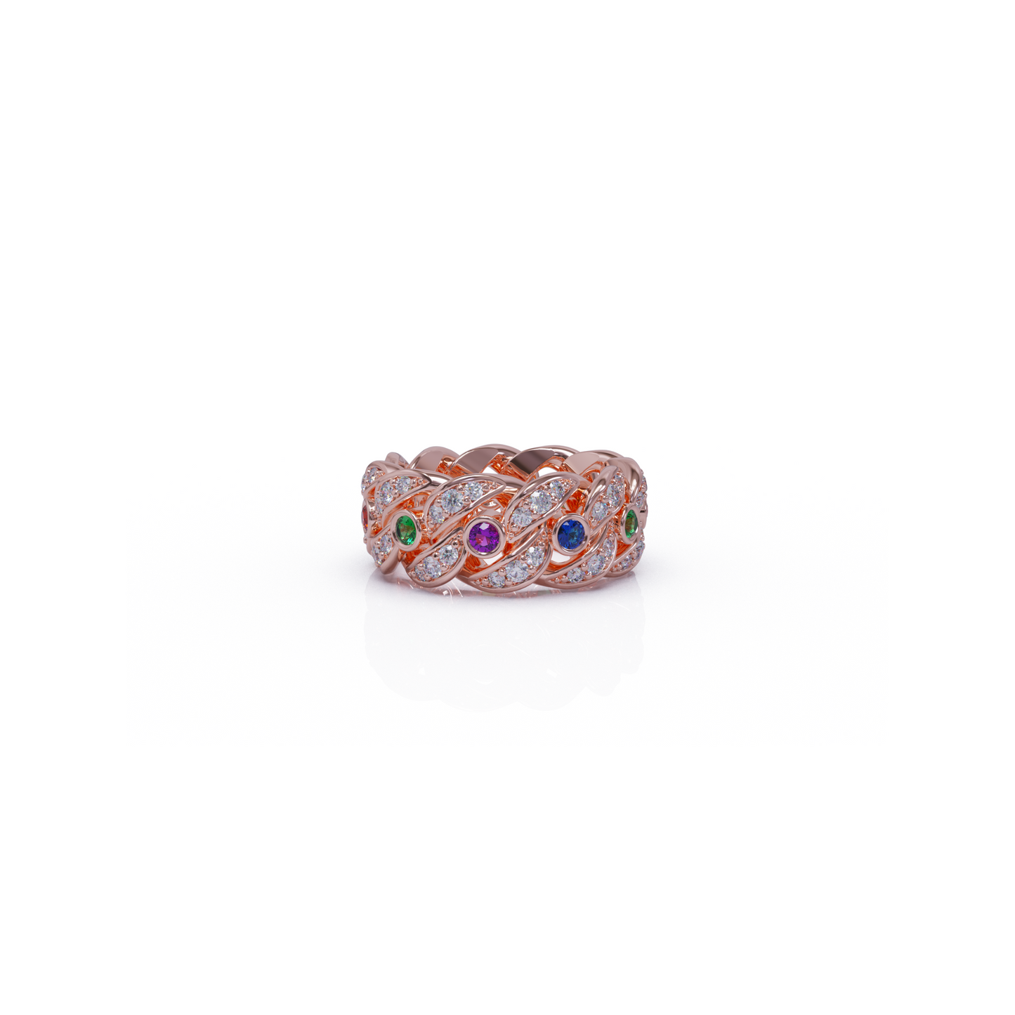 Rose Gold Diamond Ring