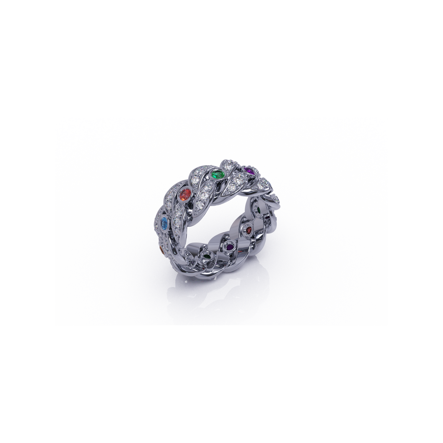 Silver Stone Ring