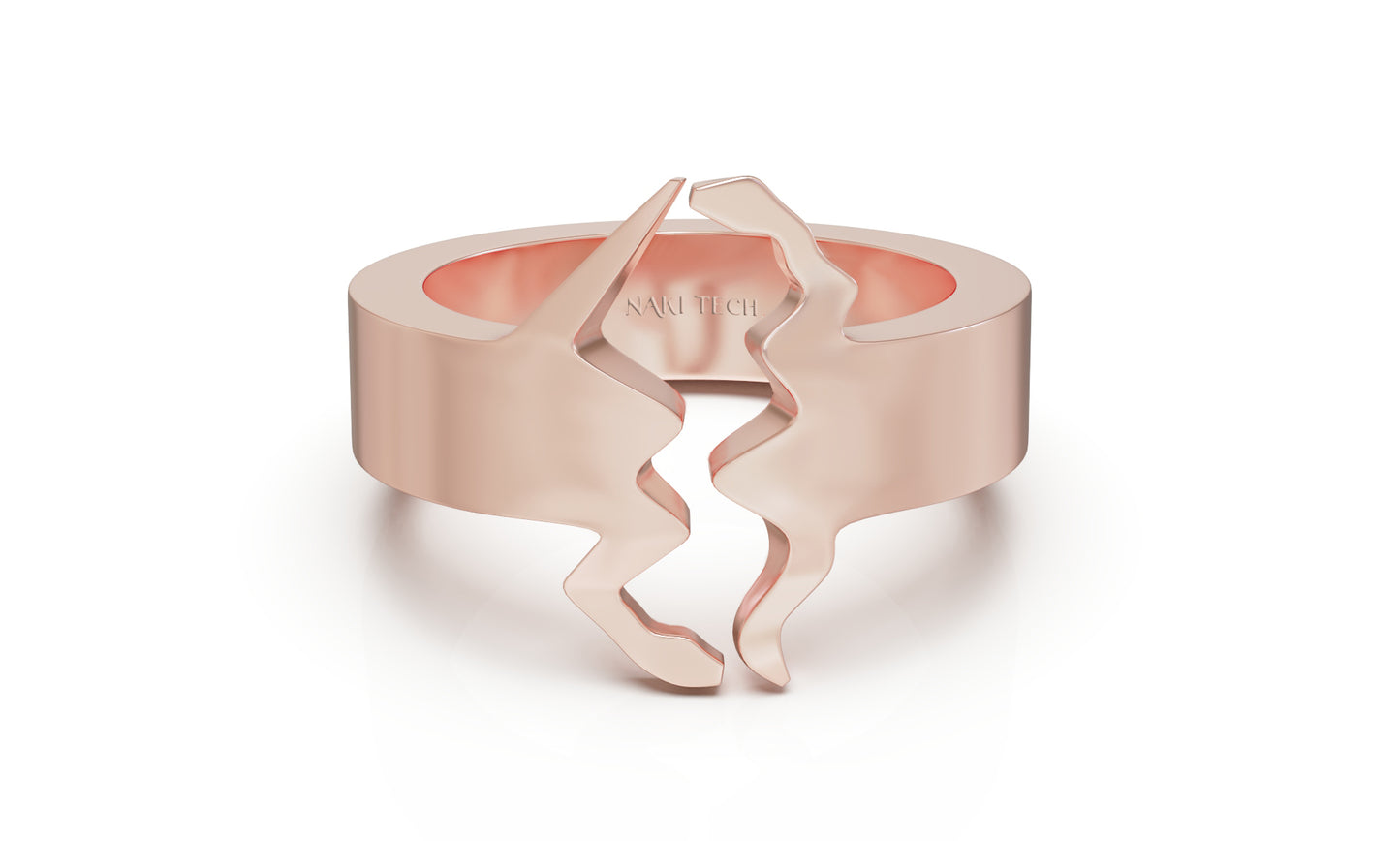 Gold Rings For Men | Unique Rose Gold Ring