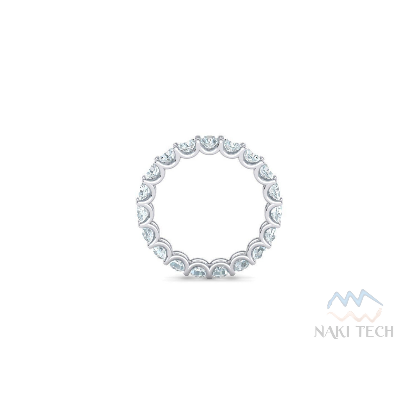 Emerald Cut Eternity Band | Diamond Eternity Band