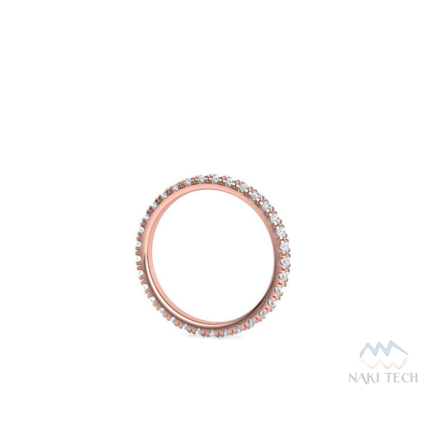 Lab Diamond Eternity Band | Wedding Band Moissanite