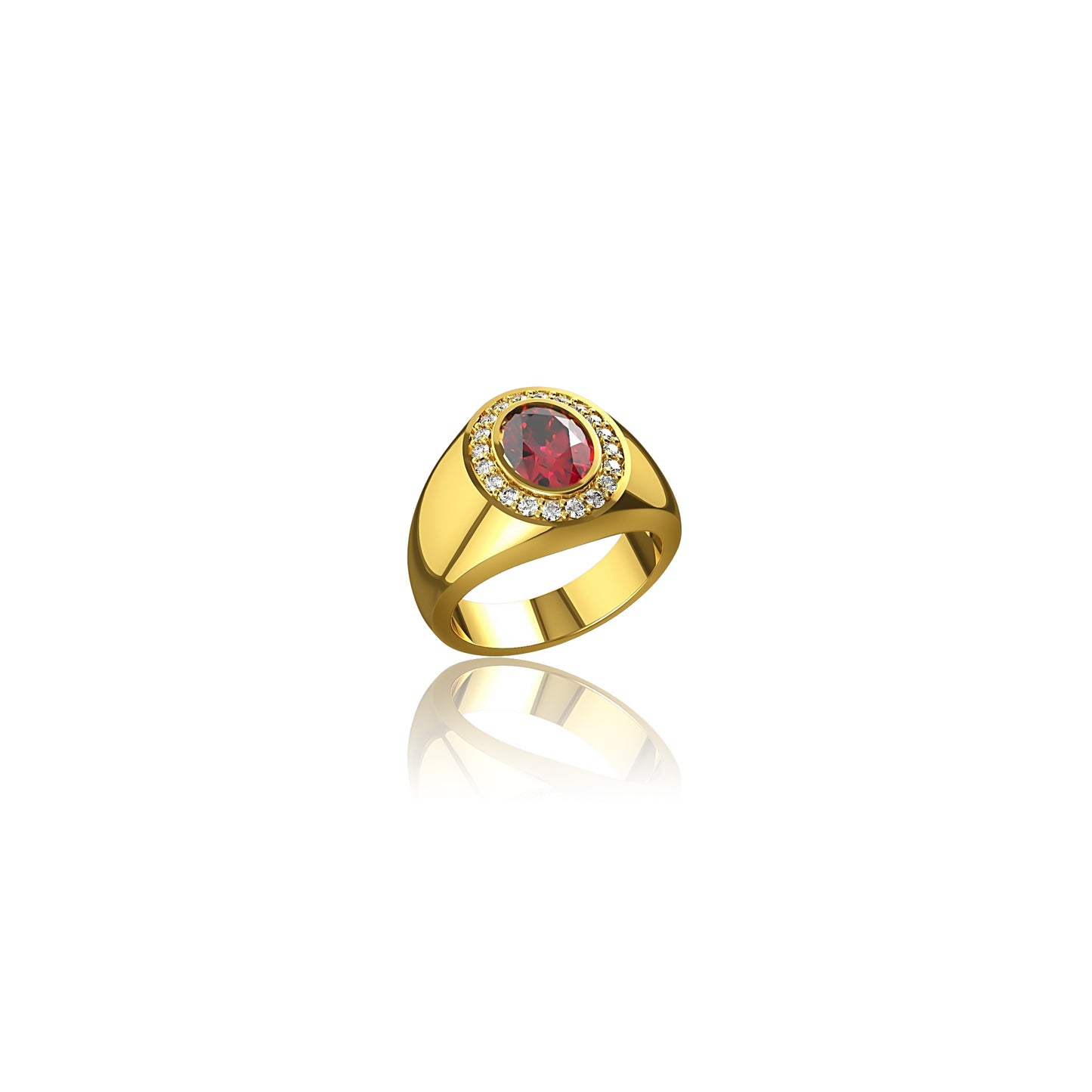 Men's Ruby Ring | Gemstone Ring
