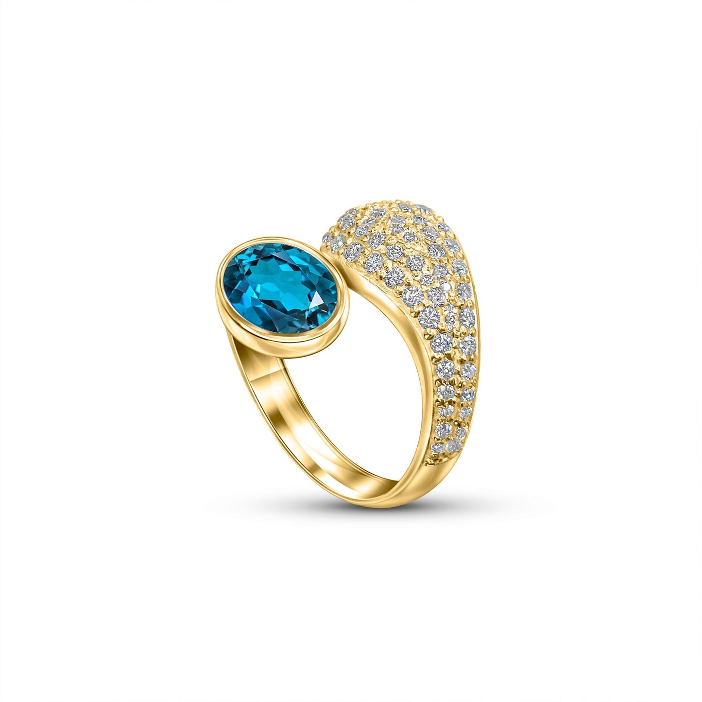 Gold Gemstone Rings | Unique Gold Ring