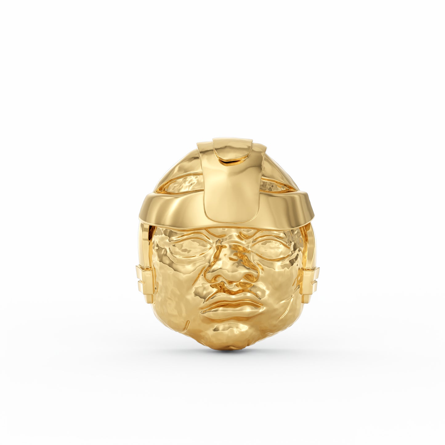 Head Of Olmec Earrings - By Naki Tech