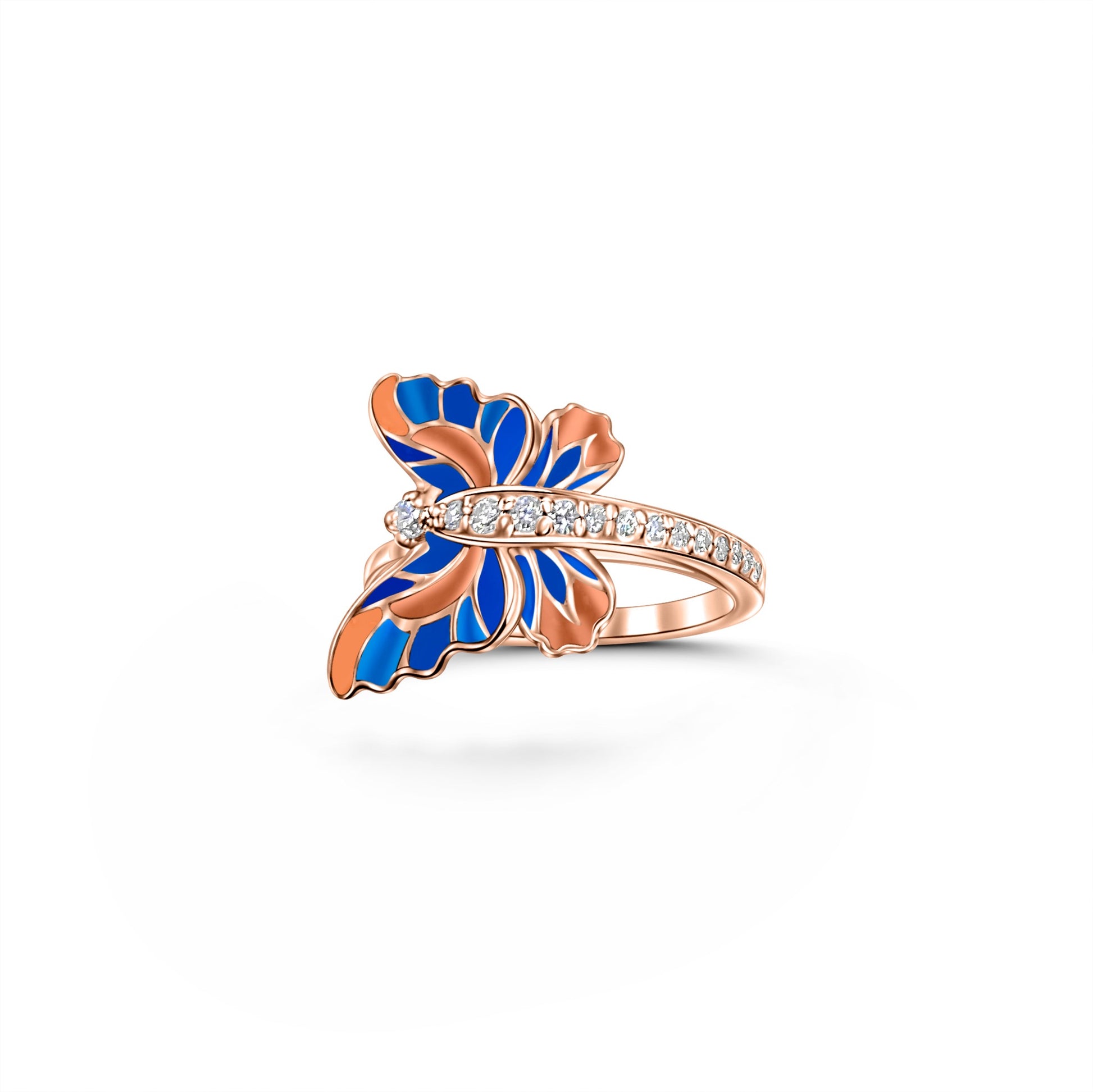 Butterfly Diamond Ring