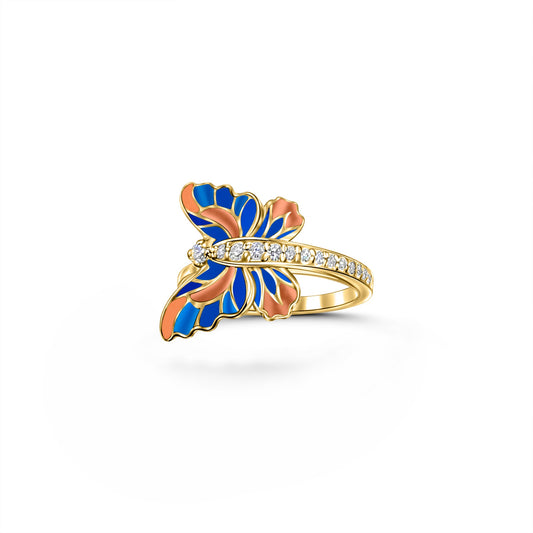 Butterfly Engagement Ring | Butterfly Ring