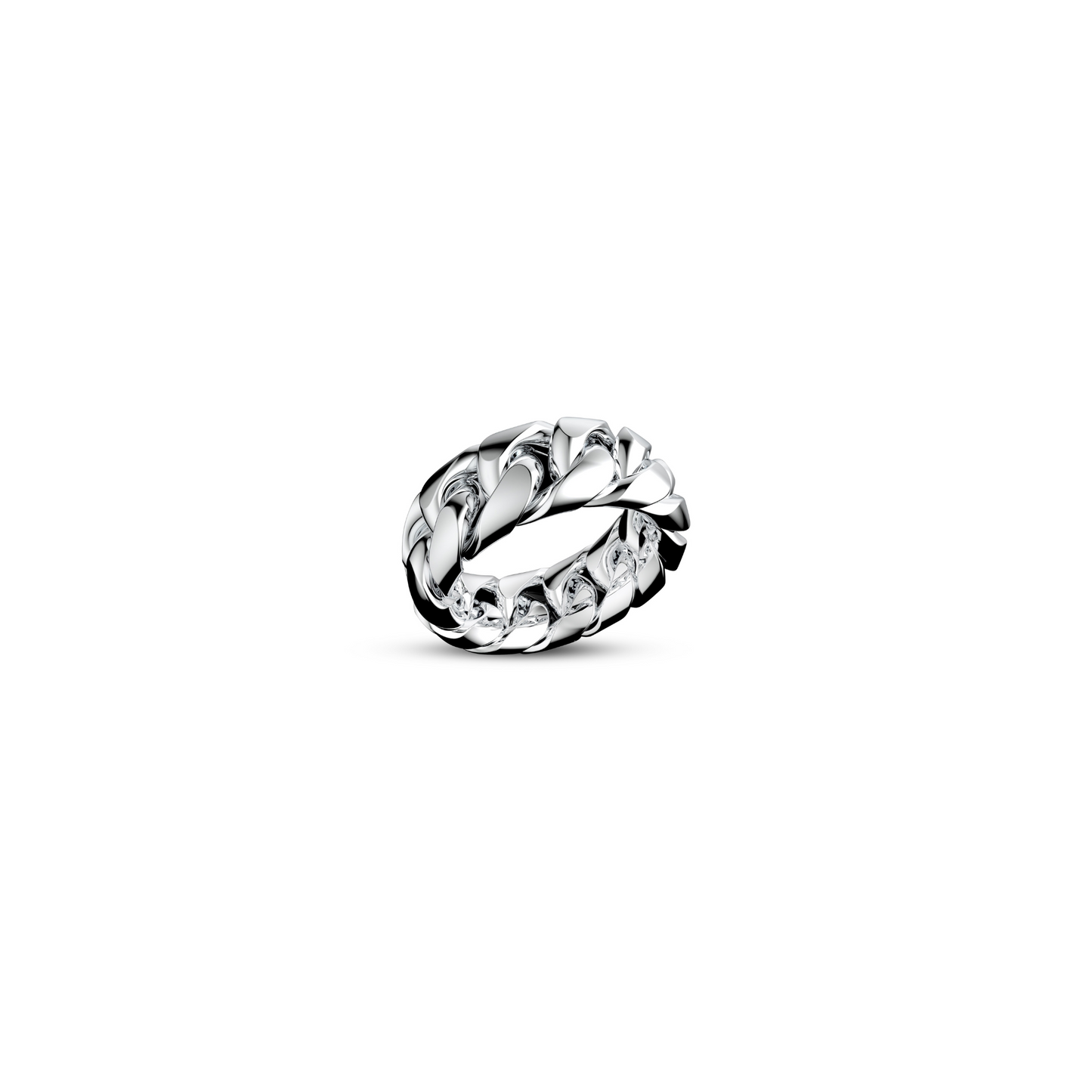 Cuban Ring | Naki Tech Rolled Cuban Ring In Silver