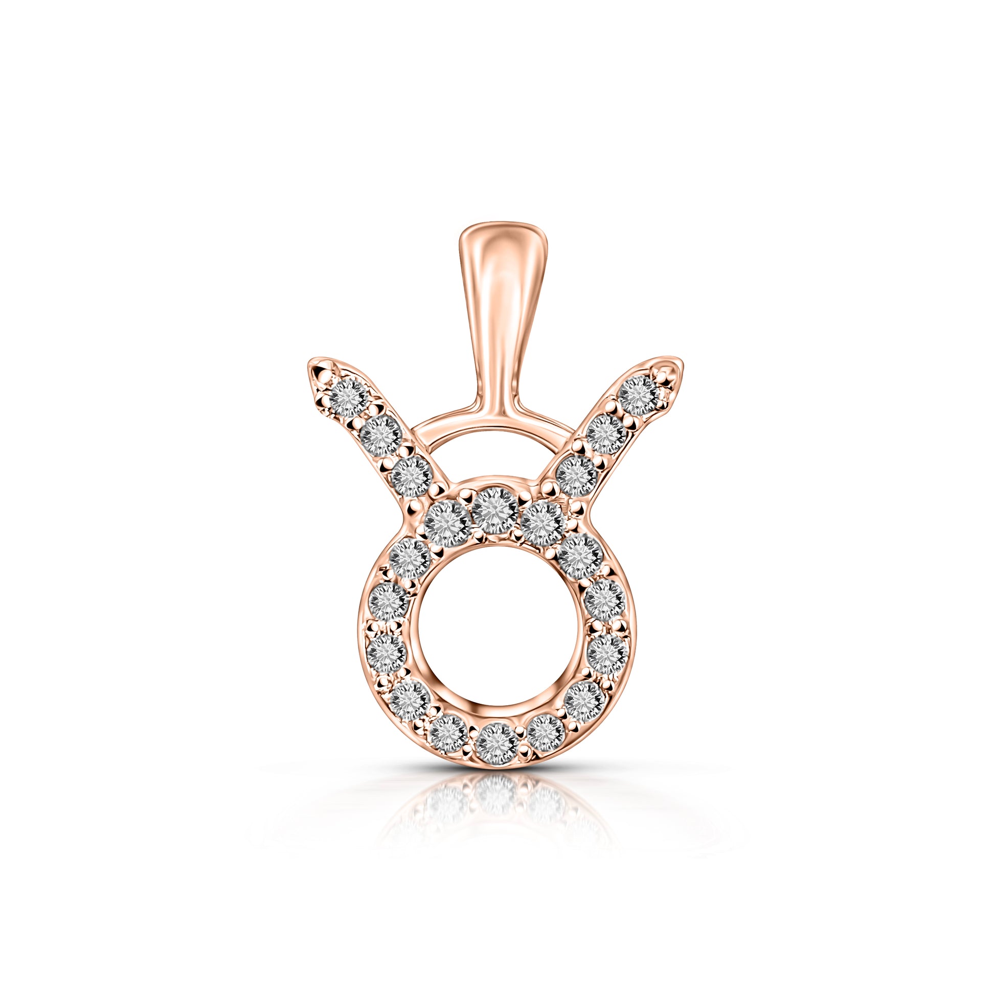 Custom Diamond Pendants | Naki Tech Diamond Zodiac Pendants In Gold