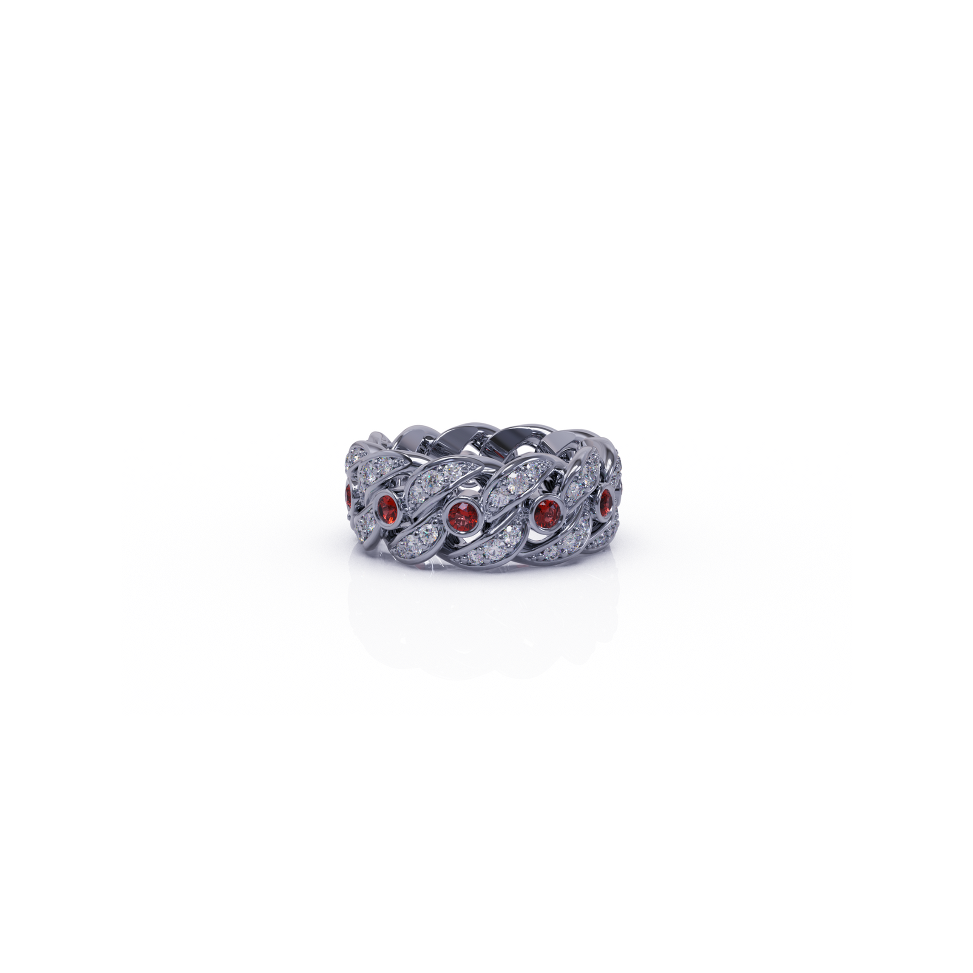 Gold Garnet Ring