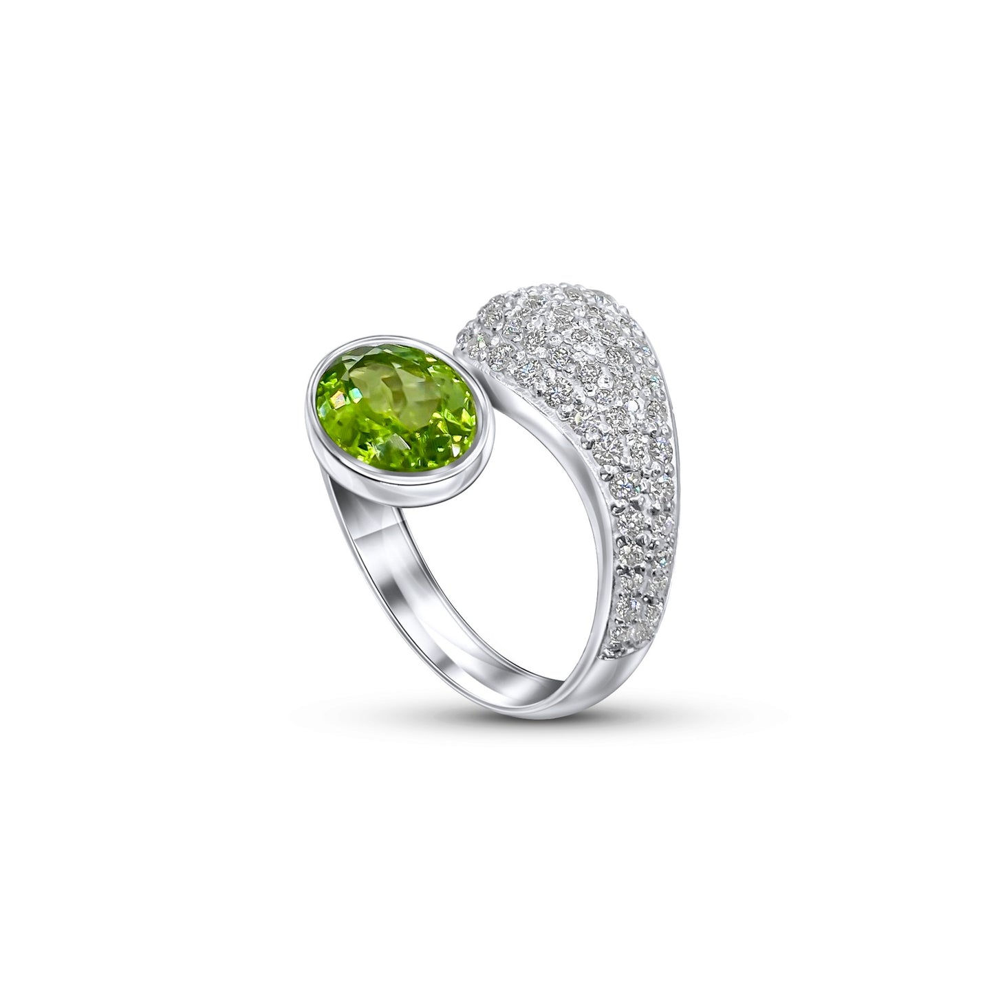 Gold Gemstone Rings | White Gold Ring