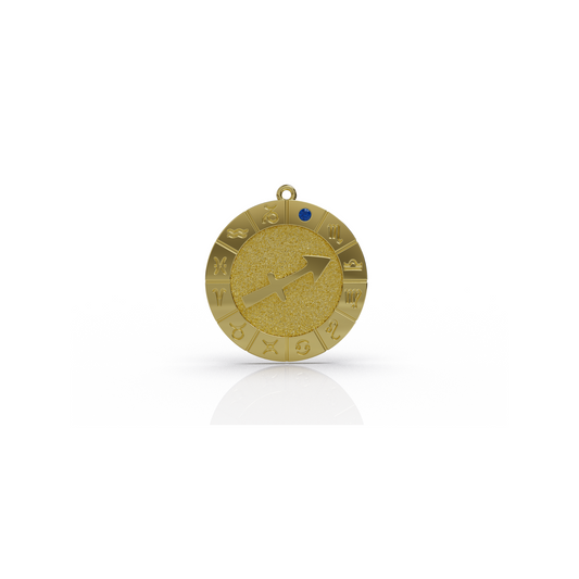 Gold Zodiac Pendant