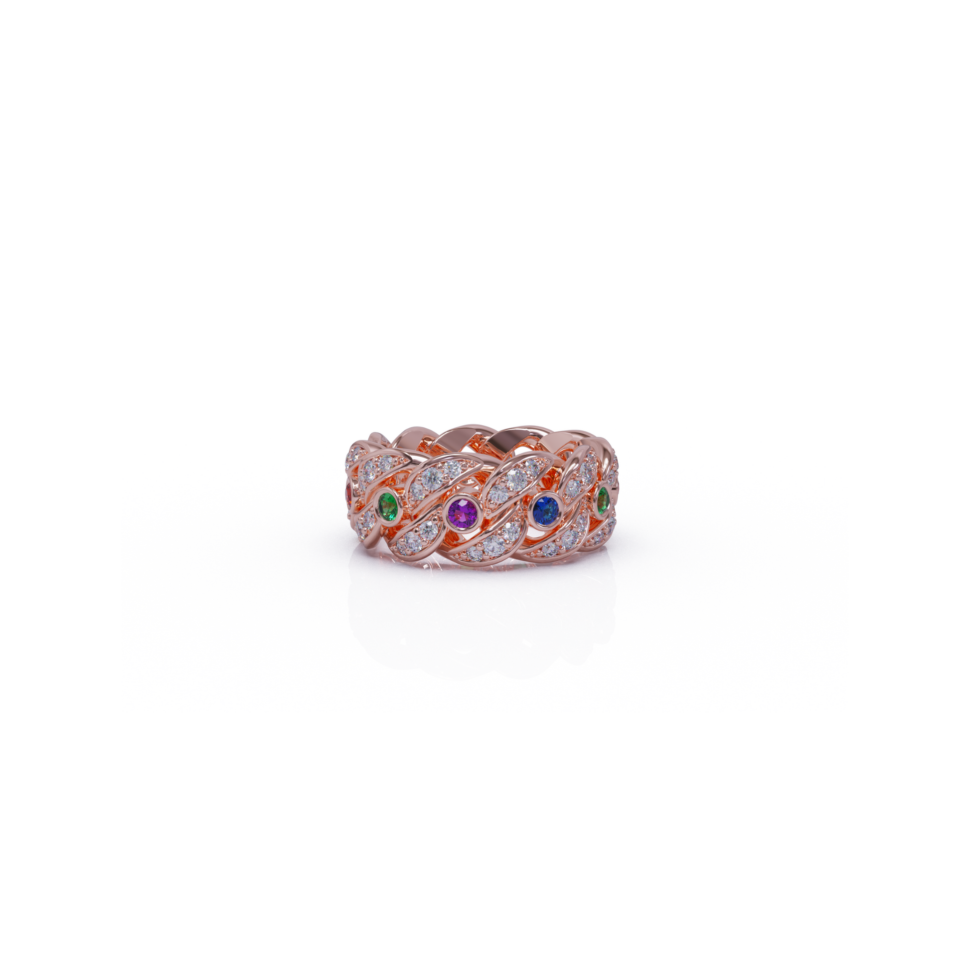 Rose Gold Diamond Ring