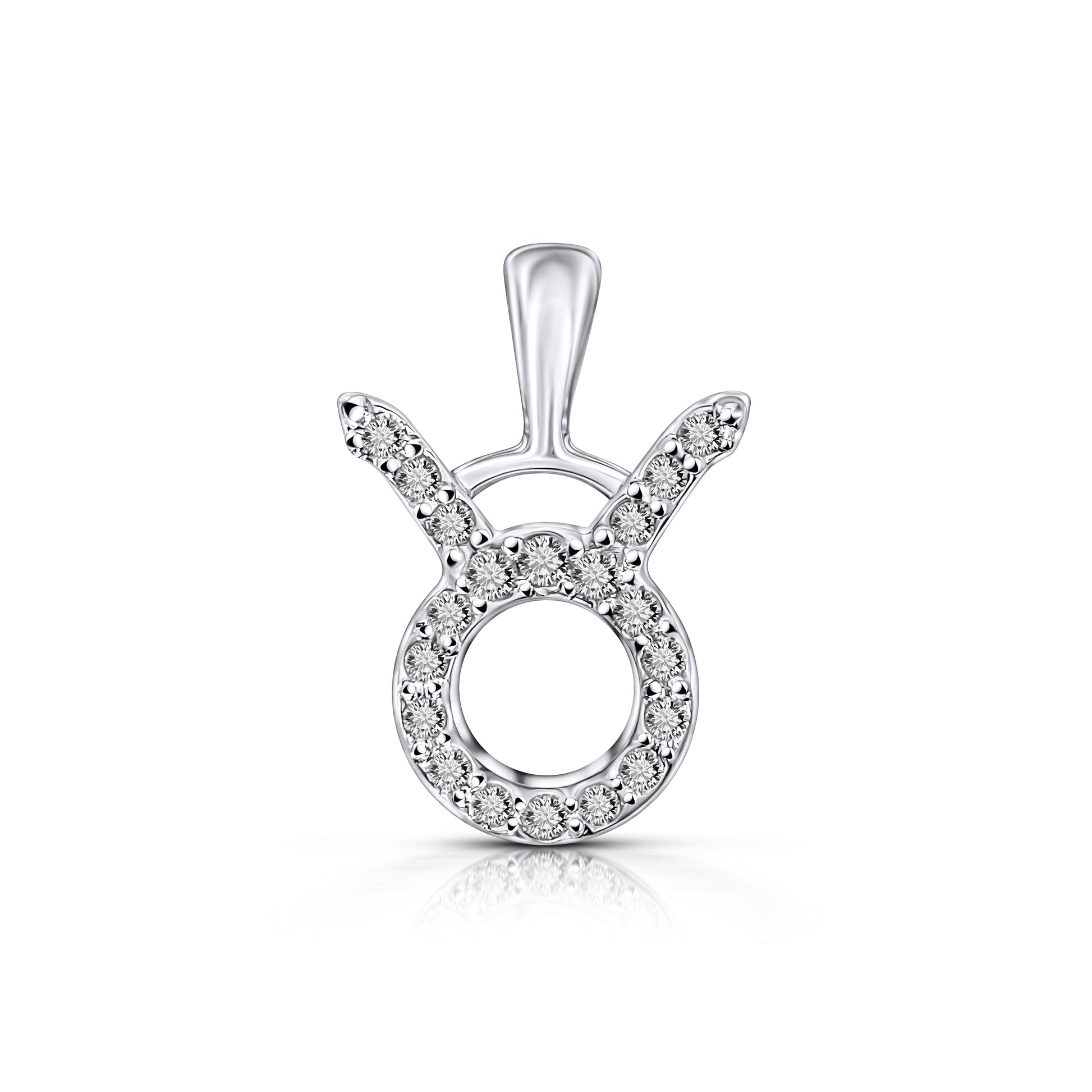 Zodiac Pendant | Naki Tech Moissanite Zodiac Pendants In Silver All 12