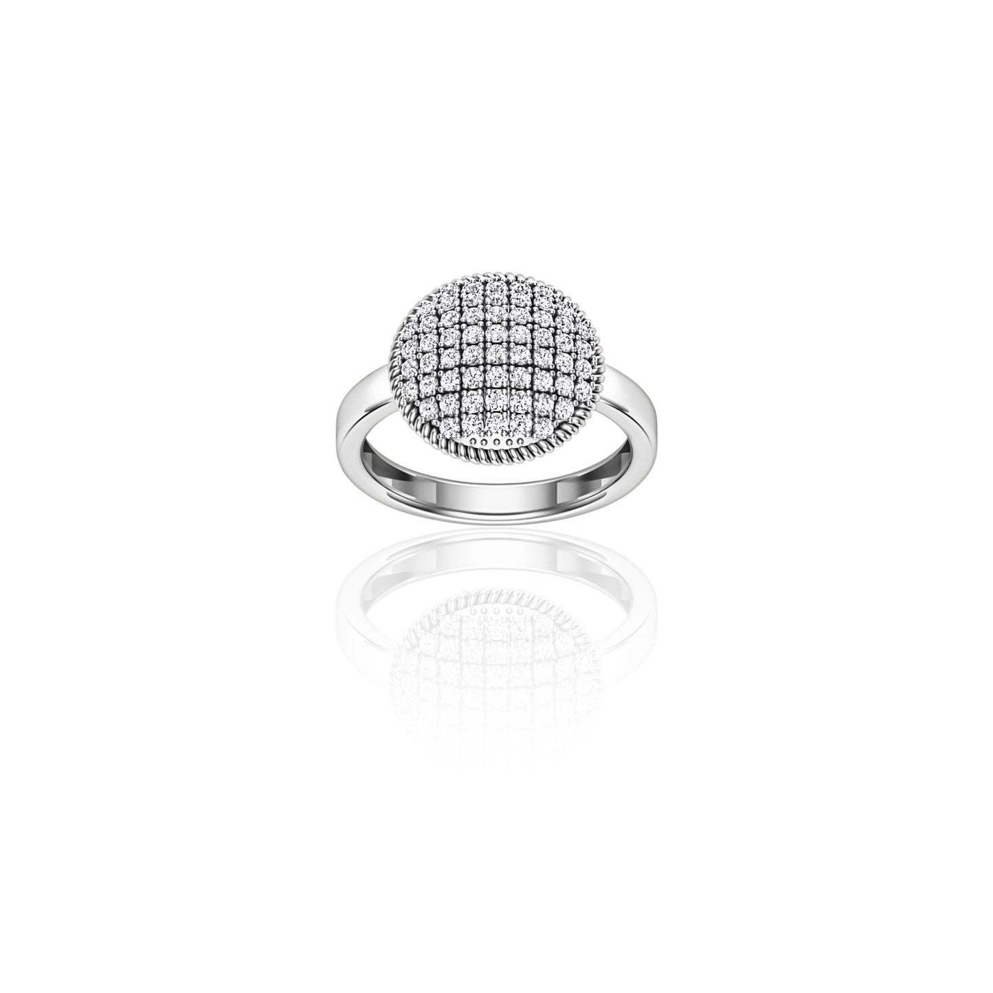 Silver Moissanite Rings