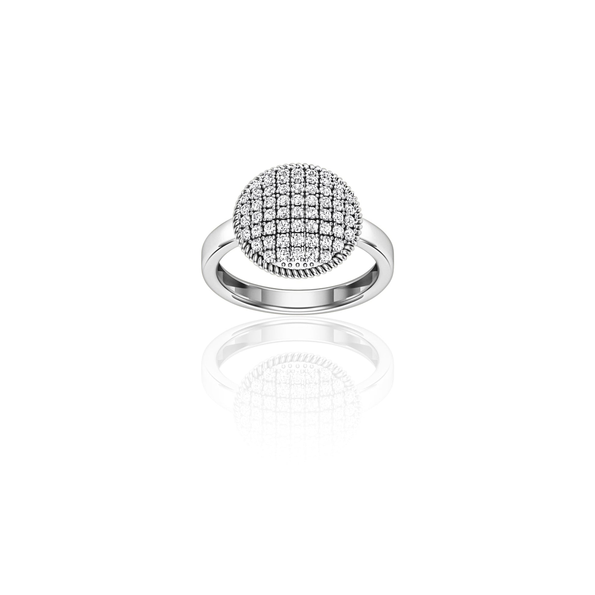 Silver Moissanite Rings