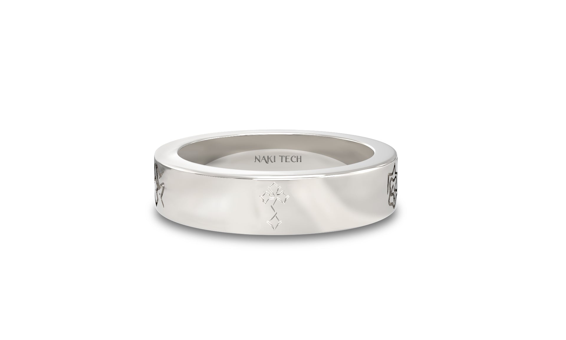 One Piece Ring | White Gold Ring 