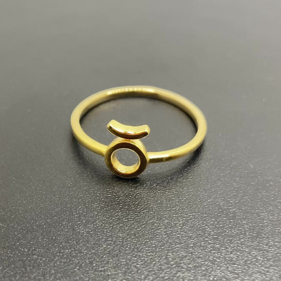 Spiritual Jewelry, Zodiac Rings, Solid Gold, 925 Silver