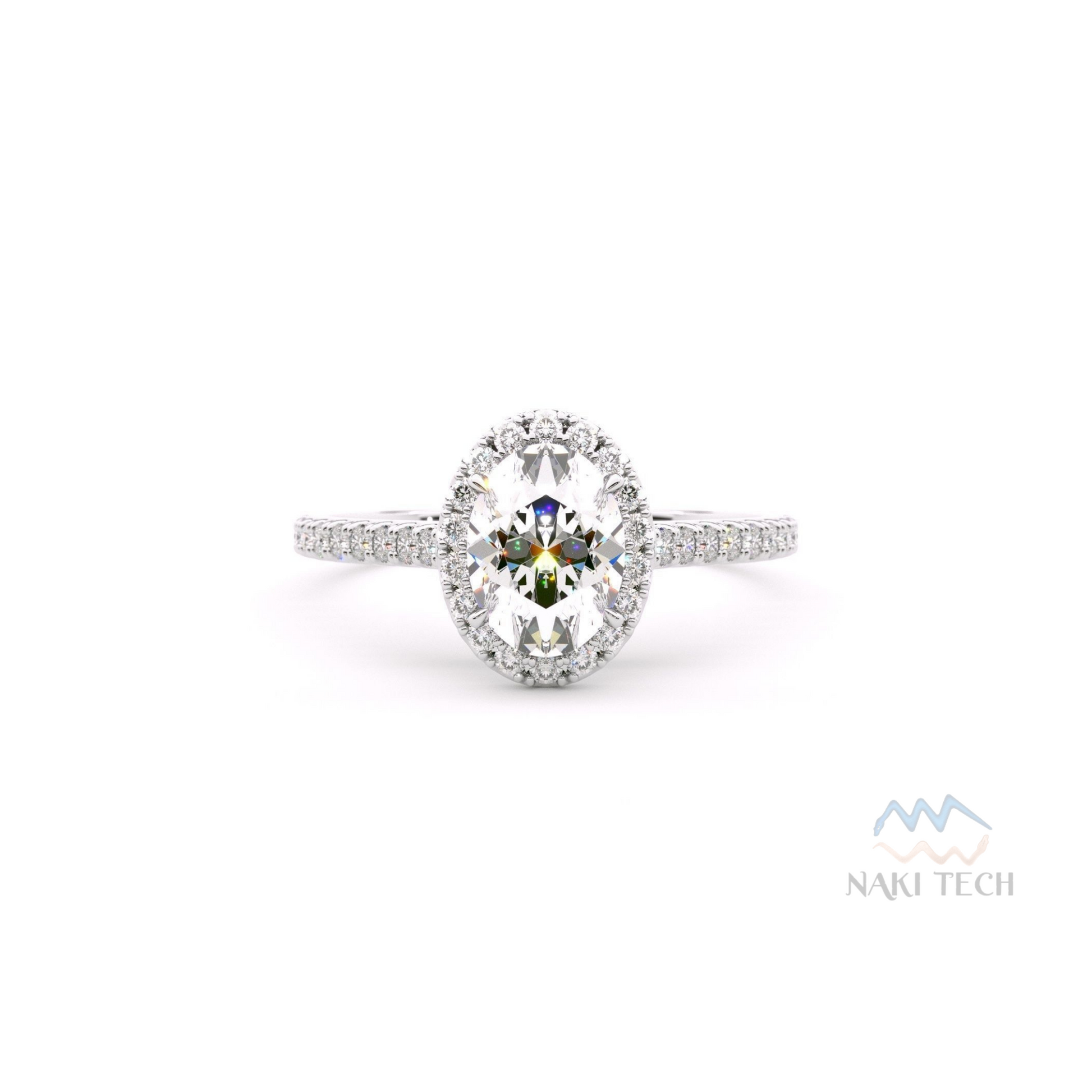 Oval Halo Engagement Rings | Oval Halo Ring